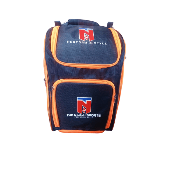 TNS Cricket Kit-Coach bag-Navy Blue orange